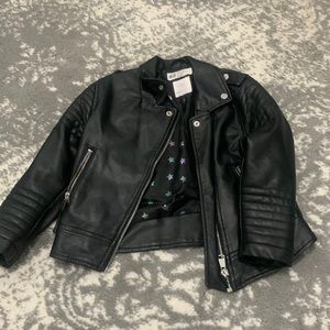 Girls leather jacket